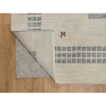 Load image into Gallery viewer, 8&#39;3&quot;x10&#39;2&quot; Seedpearl White, Modern, Soft Wool, Hand Knotted, Small Animal Figurines, Lori Buft Gabbeh, Thick And Plush, Oriental Rug FWR548028