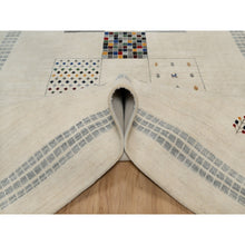 Load image into Gallery viewer, 8&#39;3&quot;x10&#39;2&quot; Seedpearl White, Modern, Soft Wool, Hand Knotted, Small Animal Figurines, Lori Buft Gabbeh, Thick And Plush, Oriental Rug FWR548028