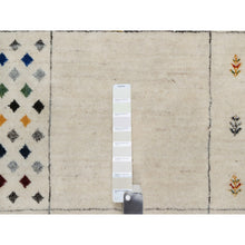 Load image into Gallery viewer, 8&#39;3&quot;x10&#39;2&quot; Seedpearl White, Modern, Soft Wool, Hand Knotted, Small Animal Figurines, Lori Buft Gabbeh, Thick And Plush, Oriental Rug FWR548028