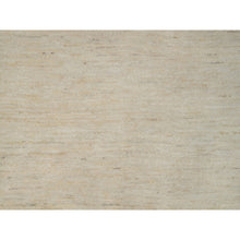 Load image into Gallery viewer, 7&#39;9&quot;x9&#39;8&quot; Bone White, Pure Wool, Lori Buft Gabbeh, Modern, Plain Design, Thick And Plush, Hand Knotted, Oriental Rug FWR548046