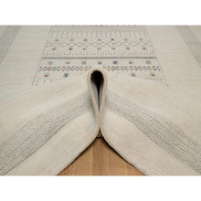 Load image into Gallery viewer, 8&#39;1&quot;x10&#39; Whisper White, Modern, Lori Buft Gabbeh With Small Animal Figurines, Soft Wool, Hand Knotted, Thick And Plush, Oriental Rug FWR548052