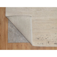 Load image into Gallery viewer, 8&#39;2&quot;x10&#39; Chiffon White, Lori Buft Gabbeh With Avant Garde Design, Thick And Plush, Soft Pile, 100% Wool, Hand Knotted, Oriental Rug FWR548064