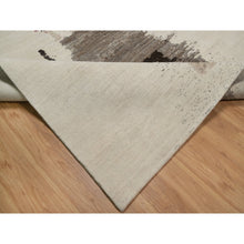 Load image into Gallery viewer, 8&#39;2&quot;x10&#39; Chiffon White, Lori Buft Gabbeh With Avant Garde Design, Thick And Plush, Soft Pile, 100% Wool, Hand Knotted, Oriental Rug FWR548064