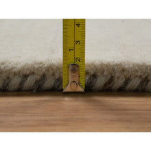 Load image into Gallery viewer, 8&#39;2&quot;x10&#39; Chiffon White, Lori Buft Gabbeh With Avant Garde Design, Thick And Plush, Soft Pile, 100% Wool, Hand Knotted, Oriental Rug FWR548064