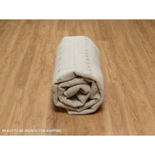 Load image into Gallery viewer, 8&#39;1&quot;x10&#39; Swan White, Modern, Lori Buft Gabbeh with Small Animal Figurines, Thick and Plush, 100% Wool, Hand Knotted, Oriental Rug FWR548070
