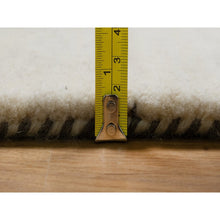 Load image into Gallery viewer, 8&#39;1&quot;x10&#39; Swan White, Modern, Lori Buft Gabbeh with Small Animal Figurines, Thick and Plush, 100% Wool, Hand Knotted, Oriental Rug FWR548070