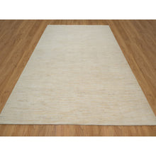 Load image into Gallery viewer, 8&#39;10&quot;x11&#39;8&quot; Vanilla Ice White, Modern, Plain Design, Lori Buft Gabbeh, Thick And Plush, Pure Wool, Hand Knotted, Oriental Rug FWR548076