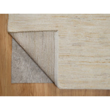 Load image into Gallery viewer, 8&#39;10&quot;x11&#39;8&quot; Vanilla Ice White, Modern, Plain Design, Lori Buft Gabbeh, Thick And Plush, Pure Wool, Hand Knotted, Oriental Rug FWR548076