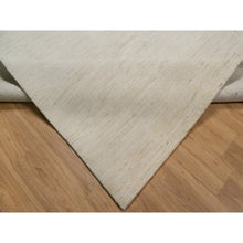 Load image into Gallery viewer, 8&#39;10&quot;x11&#39;8&quot; Vanilla Ice White, Modern, Plain Design, Lori Buft Gabbeh, Thick And Plush, Pure Wool, Hand Knotted, Oriental Rug FWR548076