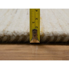 Load image into Gallery viewer, 8&#39;10&quot;x11&#39;8&quot; Vanilla Ice White, Modern, Plain Design, Lori Buft Gabbeh, Thick And Plush, Pure Wool, Hand Knotted, Oriental Rug FWR548076