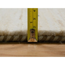 Load image into Gallery viewer, 8&#39;10&quot;x11&#39;8&quot; Chiffon White, Modern, Plain Design, Lori Buft Gabbeh, Thick And Plush, Pure Wool, Hand Knotted, Oriental Rug FWR548082