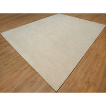 Load image into Gallery viewer, 12&#39;x15&#39;2&quot; Linen White, Modern, Plain Design, Lori Buft Gabbeh, Thick And Plush, Pure Wool, Hand Knotted, Oversized, Oriental Rug FWR548094