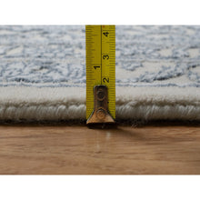 Load image into Gallery viewer, 8&#39;x10&#39;2&quot; Linen White, Light Tone On Tone With Persian Design, Wool And Plant Based Silk, Thick And Plush, 200 Kpsi, Hand Knotted, Oriental Rug FWR548112