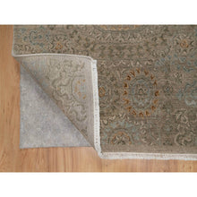 Load image into Gallery viewer, 3&#39;x4&#39; Beaver Brown, Mamluk Design, Pure 100% Himalayan Wool, Natural Dyes, Hand Knotted, Mat, Oriental Rug FWR548154