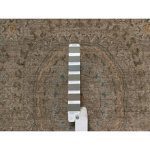 Load image into Gallery viewer, 3&#39;x4&#39; Beaver Brown, Mamluk Design, Pure 100% Himalayan Wool, Natural Dyes, Hand Knotted, Mat, Oriental Rug FWR548154