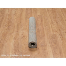 Load image into Gallery viewer, 3&#39;x4&#39; Beaver Brown, Mamluk Design, Pure 100% Himalayan Wool, Natural Dyes, Hand Knotted, Mat, Oriental Rug FWR548154