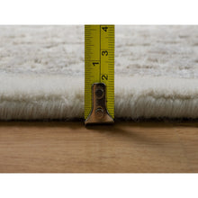 Load image into Gallery viewer, 9&#39;1&quot;x12&#39;1&quot; Alabaster White, Wool And Plant Based Silk, Light Tone On Tone With Persian Design, Thick And Plush, 200 Kpsi, Hand Knotted, Oriental Rug FWR548190