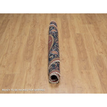 Load image into Gallery viewer, 6&#39;2&quot;x6&#39;2&quot; Chili Oil Red, Antiqued Fine Heriz Re-Creation, Denser Weave, Vegetable Dyes, Hand Knotted, Soft Wool, Lush and Plush, Round, Oriental Rug FWR548352