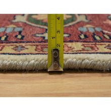 Load image into Gallery viewer, 6&#39;2&quot;x9&#39;1&quot; Parchment White, Antiqued Fine Heriz Re-creation, Natural Dyes, Hand Knotted, Plush And Lush, Denser Weave, Soft Wool, Oriental Rug FWR548364
