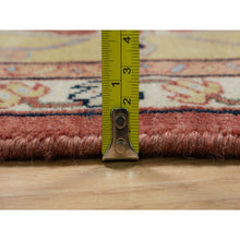 Load image into Gallery viewer, 10&#39;1&quot;x14&#39;2&quot; Auburn Red, Antiqued Fine Heriz Re-creation With All Over Vines Design, Hand Knotted, 100% Wool, Vegetable Dyes, Lush And Plush, Denser Weave, Soft Pile, Oriental Rug FWR548412