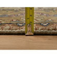Load image into Gallery viewer, 2&#39;10&quot;x12&#39; Peanut Brown, Tabriz Revival, 300 Kpsi, Hand Spun New Zealand Wool And Silk, Denser Weave, Hand Knotted, Thick And Plush, Runner, Oriental Rug FWR548460