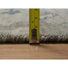 Load image into Gallery viewer, 6&#39;1&quot;x9&#39; Agate Gray, Oushak With Broken Pattern, Borderless, 100% Wool, Hand Knotted, Densely Woven, Oriental Rug FWR548598