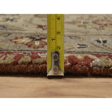 Load image into Gallery viewer, 5&#39;9&quot;x8&#39; Syrah Red, Hereke with All Over Design, 300 KPSI, Wool and Silk, Hand Knotted, Oriental Rug FWR548616