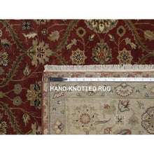 Load image into Gallery viewer, 5&#39;9&quot;x8&#39; Syrah Red, Hereke With All Over Design, 300 Kpsi, Wool And Silk, Hand Knotted, Oriental Rug FWR548616