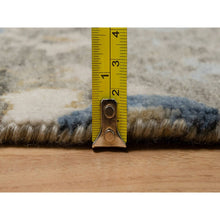 Load image into Gallery viewer, 2&#39;x3&#39;1&quot; Cedar Brown, Broken Pattern With Oushak Design, Borderless, 100% Wool, Hand Knotted, Mat, Sample, Oriental Rug FWR548682
