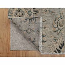 Load image into Gallery viewer, 2&#39;1&quot;x3&#39;1&quot; Mink Gray, Broken Pattern With Oushak Design, 100% Wool, Hand Knotted, Borderless, Sample, Mat, Oriental Rug FWR548700