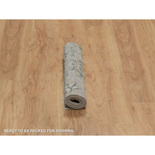 Load image into Gallery viewer, 2&#39;1&quot;x3&#39;1&quot; Mink Gray, Broken Pattern With Oushak Design, 100% Wool, Hand Knotted, Borderless, Sample, Mat, Oriental Rug FWR548700