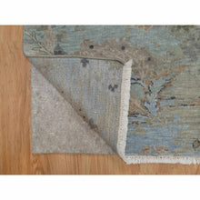 Load image into Gallery viewer, 2&#39;x3&#39; Storm Gray, Oushak Design, 100% Wool, Hand Knotted, Sample, Mat, Oriental Rug FWR548736