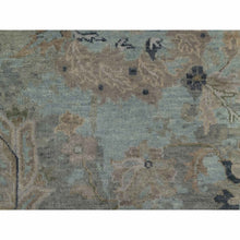 Load image into Gallery viewer, 2&#39;x3&#39; Storm Gray, Oushak Design, 100% Wool, Hand Knotted, Sample, Mat, Oriental Rug FWR548736
