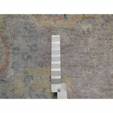 Load image into Gallery viewer, 2&#39;x3&#39;1&quot; Beige, Broken Pattern With Oushak Design, Borderless, 100% Wool, Hand Knotted, Mat, Sample, Oriental Rug FWR548778