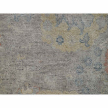 Load image into Gallery viewer, 2&#39;x3&#39;1&quot; Beige, Broken Pattern with Oushak Design, Borderless, 100% Wool, Hand Knotted, Mat, Sample, Oriental Rug FWR548778