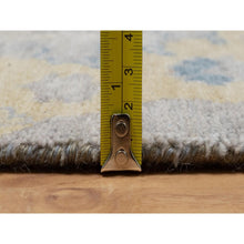 Load image into Gallery viewer, 2&#39;x3&#39;1&quot; Beige, Broken Pattern With Oushak Design, Borderless, 100% Wool, Hand Knotted, Mat, Sample, Oriental Rug FWR548778