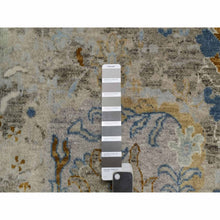 Load image into Gallery viewer, 2&#39;x3&#39;1&quot; Cashew White, Broken Pattern with Oushak Design, Borderless, 100% Wool, Hand Knotted, Mat, Sample, Oriental Rug FWR548790