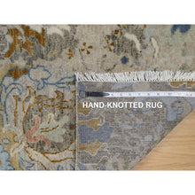 Load image into Gallery viewer, 2&#39;x3&#39;1&quot; Cashew White, Broken Pattern With Oushak Design, Borderless, 100% Wool, Hand Knotted, Mat, Sample, Oriental Rug FWR548790