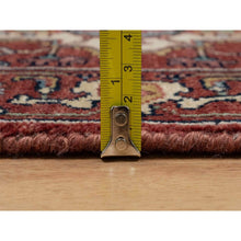 Load image into Gallery viewer, 2&#39;x3&#39;3&quot; Barn Red, Antiqued Fine Heriz Re-creation, Hand Spun New Zealand Wool, Hand Knotted, Soft Pile, Vegetable Dyes, Mat, Sample, Oriental Rug FWR548952
