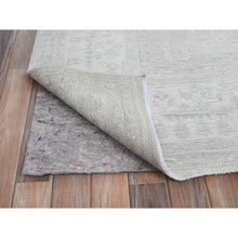 Load image into Gallery viewer, 8&#39;7&quot;x11&#39;5&quot; Medium Gray, White Wash Peshawar With Heriz All Over Design, Hand Knotted, 100% Wool, Densely Woven, Oriental Rug FWR5484