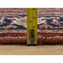 Load image into Gallery viewer, 3&#39;1&quot;x5&#39;2&quot; Barn Red, Antiqued Fine Heriz Re-creation, Hand Knotted, Hand Spun New Zealand Wool, Soft Pile, Vegetable Dyes, Denser Weave, Oriental Rug FWR549000
