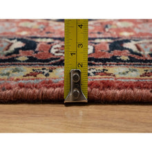 Load image into Gallery viewer, 3&#39;x5&#39; Brick Red, Antiqued Fine Heriz Re-creation With Geometric Medallion Design, Hand Knotted, Hand Spun New Zealand Wool, Soft And Plush, Oriental Rug FWR549054