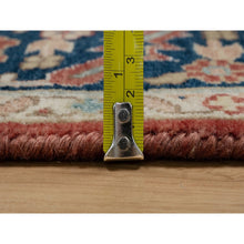 Load image into Gallery viewer, 6&#39;3&quot;x9&#39;1&quot; Barn Red, Antiqued Fine Heriz Re-creation, Medallion Design, Hand Knotted, Soft Pile, Hand Spun New Zealand Wool, Vegetable Dyes, Oriental Rug FWR549084