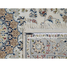 Load image into Gallery viewer, 5&#39;1&quot;x7&#39;3&quot; Eden Green, Crocodile Safari Design, Borderless, 100% Silk, Hand Knotted, Oriental Rug FWR452862
