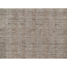 Load image into Gallery viewer, 2&#39;x3&#39; Beaver Brown, Salt And Pepper Design, Hand Loomed, Undyed Natural Wool, Sample, Mat, Oriental Rug FWR549900