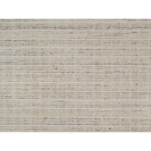 Load image into Gallery viewer, 10&#39;1&quot;x14&#39; Bone White, Loomed Knotted, Modern Plain Decor Box Design, Pure Wool, Soft To The Touch, Oriental Rug FWR550104