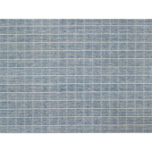 Load image into Gallery viewer, 10&#39;1&quot;x14&#39; Coronet Blue, Soft To The Touch, Modern Plain Decor Box Design, Pure Wool, Loomed Knotted, Oriental Rug FWR550128