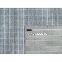 Load image into Gallery viewer, 10&#39;1&quot;x14&#39; Coronet Blue, Soft To The Touch, Modern Plain Decor Box Design, Pure Wool, Loomed Knotted, Oriental Rug FWR550128