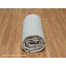 Load image into Gallery viewer, 10&#39;x14&#39; Yonder Blue, Modern Plain Decor Box Design, Loomed Knotted, Pure Wool, Soft To The Touch, Oriental Rug FWR550134