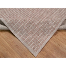 Load image into Gallery viewer, 10&#39;1&quot;x14&#39; Rose Pink, Modern Plain Decor Box Design, Soft To Touch, Loomed Knotted, Luxurious Wool, Oriental Rug FWR550152